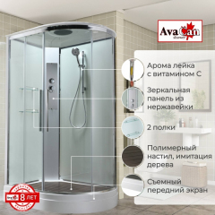 Душевая кабина AvaCan EM2812LT 120x80 см стандартная прозрачная