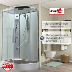Душевая кабина AvaCan EM2812LT 120x80 см стандартная прозрачная