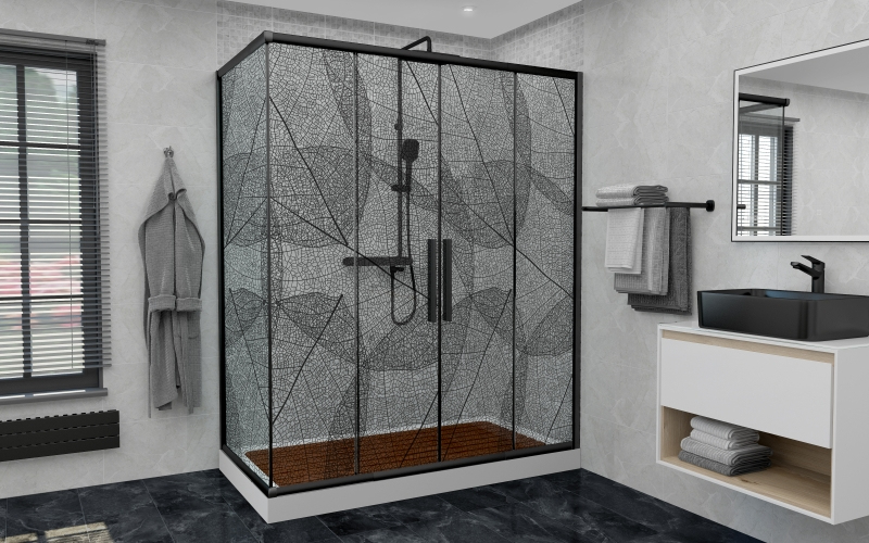 Душевой уголок AvaCan FB2 190-210x100, FB2-190-SB100