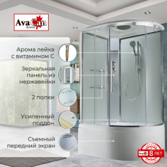 Душевая кабина AvaCan EM5811LT 110x80 см стандартная прозрачная