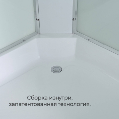 Душевая кабина AvaCan EM3010NT 100x100 см без крыши прозрачная