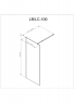 Душевая перегородка AvaCan LB 100, LB100
