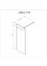 Душевая перегородка AvaCan LB 110, LB110