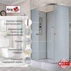 Душевая кабина AvaCan D2012L N без крыши 120x80 см, D2012LN