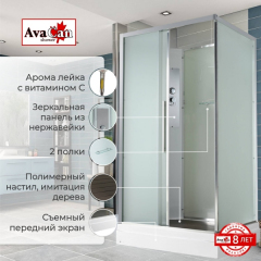 Душевая кабина AvaCan KD2911N 110x90 см без крыши