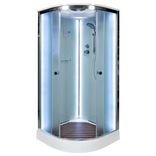 Душевая кабина AvaCan D011S LED 110x110 см, D011SLED