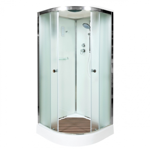 Душевая кабина AvaCan D011S с электрикой 110x110 см, D011SEL