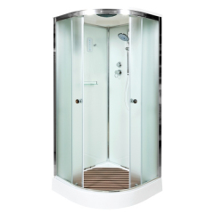 Душевая кабина AvaCan D011S с электрикой 110x110 см, D011SEL