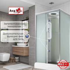 Душевая кабина AvaCan KD2912LED 120x90 см