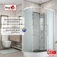 Душевая кабина AvaCan EM2912RN 120x90 см без крыши