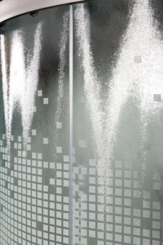 Душевая кабина AvaCan L910 N с гидромассажем 100x100 см, L910NGM