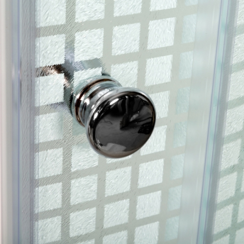 Душевая кабина AvaCan L980 N без крыши c гидромассажем 80x80 см, L980NGM