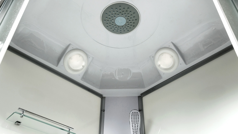 Душевая кабина AvaCan L980 с гидромассажем и электрикой 80x80 см, L980GM+EL