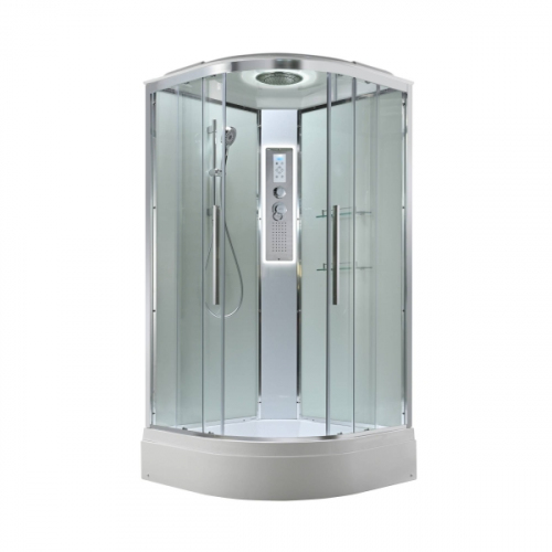 Душевая кабина AvaCan EM3011LEDT 110x110 см прозрачная