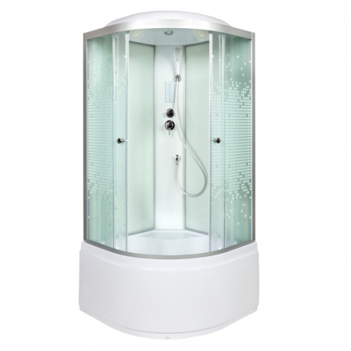 Душевая кабина AvaCan L980 с электрикой 80x80 см, L980EL