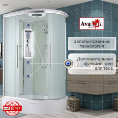 Душевая кабина AvaCan EM3812LLED 120x80 см